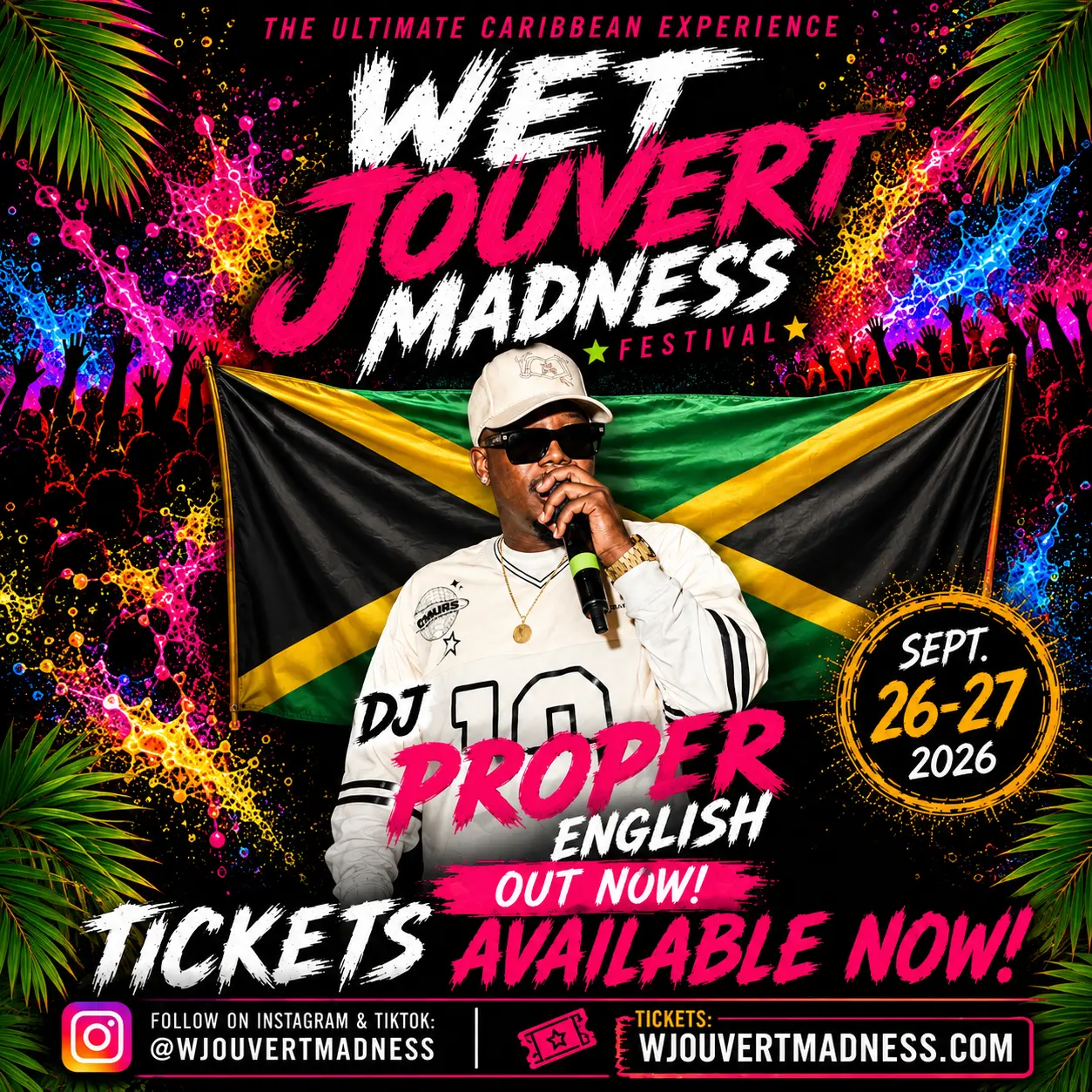 DJ Proper English at Wet J'Ouvert Madness Festival